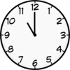 Eleven O Clock Clip Art