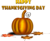Happy Thanksgiving Day With Pumpkin Clip Art