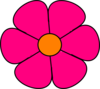 Pink Flower 2 Clip Art