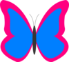 Bright Butterfly2 Clip Art