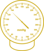Tonometer Gold Pressure Meter Clip Art