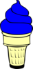 Blue Cone Clip Art