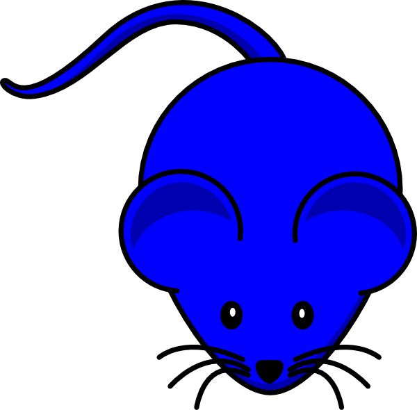 Blue Mouse Graphic Clip Art at Clker.com - vector clip art online, royalty  free & public domain