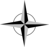 Gray Compass 1 Clip Art
