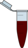 Eppendorf Tube Blood 1.2ml Clip Art