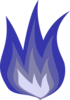Blue Flame Clip Art