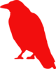 Red Raven Clip Art