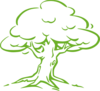 Green Oak Tree Clip Art