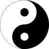 Yin Yang Logo Clip Art