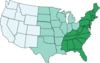 Three-region U.s. Map Clip Art