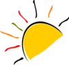 Sun Logo Clip Art