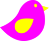 Pink Little Bird Clip Art
