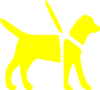 Yellow Guide Dog Clip Art