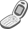 Cartoon Mobile Phone1 Clip Art