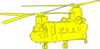 Yellow Chinook Clip Art