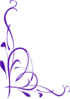 Corner Purple Curve 2 Clip Art