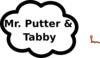 Mr Putter And Tabby Sign Clip Art