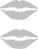Outlineoflips  Clip Art