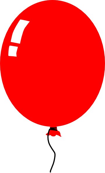 Red Balloon Clip Art at Clker.com - vector clip art online, royalty free &  public domain