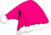 Pink Christmas Hat Clip Art