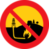 Anti-fracking Symbol Clip Art