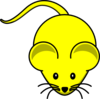 Light Yellow Mouse Clip Art