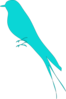 Malibu Blue Bird Clip Art