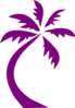Palm Tree Curved Clip Art