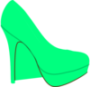 Green Shoe Clip Art