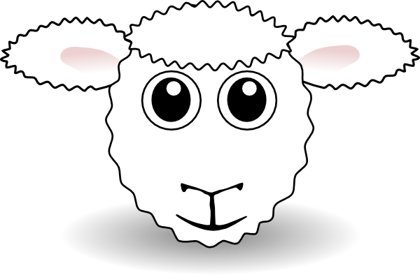 Sheep Face Clip Art at Clker.com - vector clip art online, royalty free &  public domain
