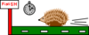 Hedgehog Race Clip Art