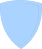 Shield, Light Blue Clip Art