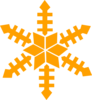 Gold Snowflake Clip Art