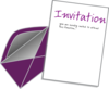 Invite Card Clip Art