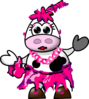 Dressed Cow Pic Clip Art
