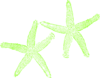 Lime Green Starfish Clip Art