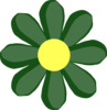 Green Spring Flower Clip Art