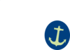 Anchor Circle Indigo Clip Art