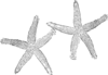 Two Gray Starfish Clip Art