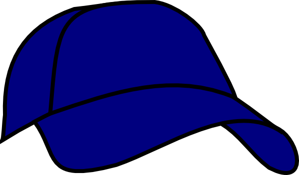 Blue Baseball Cap Clip Art at Clker.com - vector clip art online, royalty  free & public domain