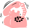 Pink Phone Clip Art