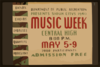 Department Of Public Recreation Presents Sioux Citys [sic] 1940 Music Week Bands, Choirs, Choruses, Quartets, Orchestras. Clip Art