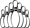 Bowling Pins Clip Art