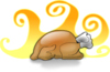 Hot Thanksgiving Turkey Clip Art