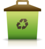 Green Recycling Container Clip Art