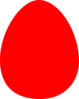 Red255 Egg Clip Art