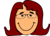 Woman With Red Hair Clip Art