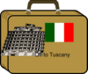 Italy Suitcase  Clip Art