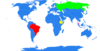 Global Map Color Clip Art