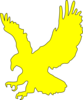 Yellow Eagle Clip Art
